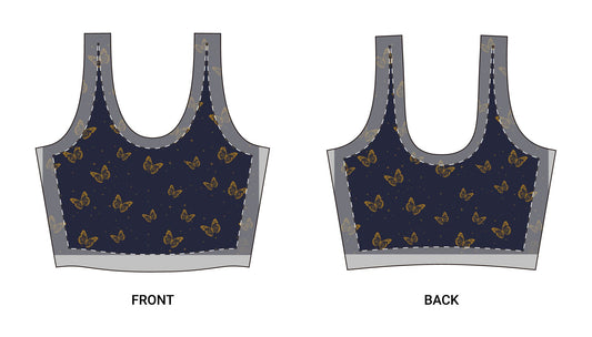Kirukē Butterfly Yoga Bra