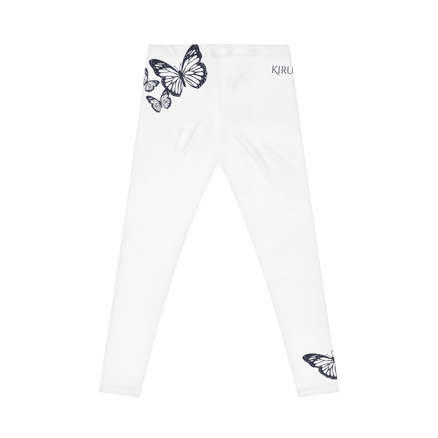 Butterfly Print Women's Casual Leggings, Fashionable Activewear, Comfortable Everyday Wear, Perfect for Yoga, Gym, and Casual Outings
